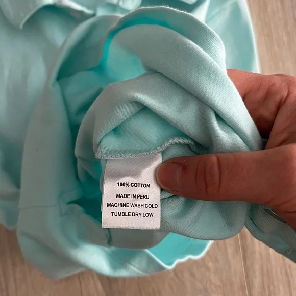 Little English Boy’s Aqua Polo Shirt Short Sleeves - Size 8 - Picture 4 of 8